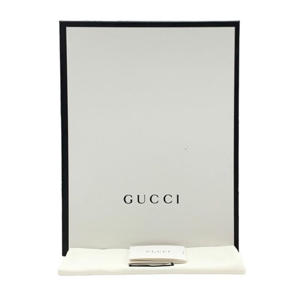 Gucci Boots Short Boots Shoes Leather Black Gold Chain Belt - Picture 10 of 10